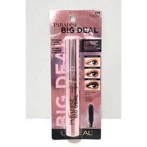 L’Oreal Paradise Big Deal Volumizing Lengthening Mascara #775 Blackest Black NEW